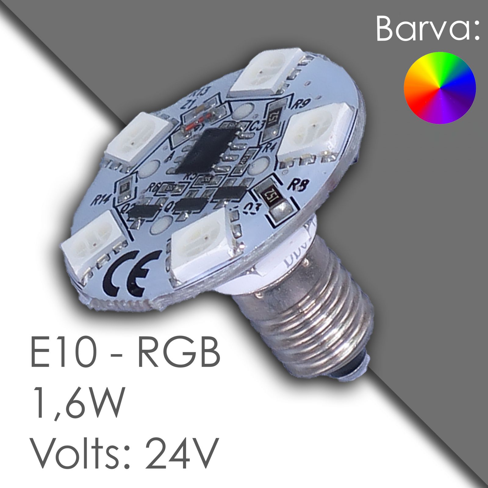 E10 RGB, AC 24V - automatic
